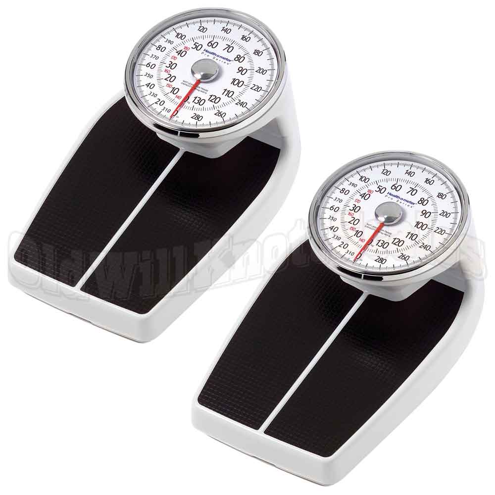 Health o meter 160KL 2-Pack of Mechanical Bathroom Scales
