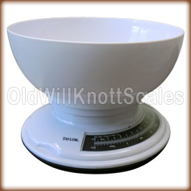 The Taylor 3724 mechanical kitchen scale.