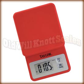 Taylor - 3817-4 - Red Compact Kitchen Scale