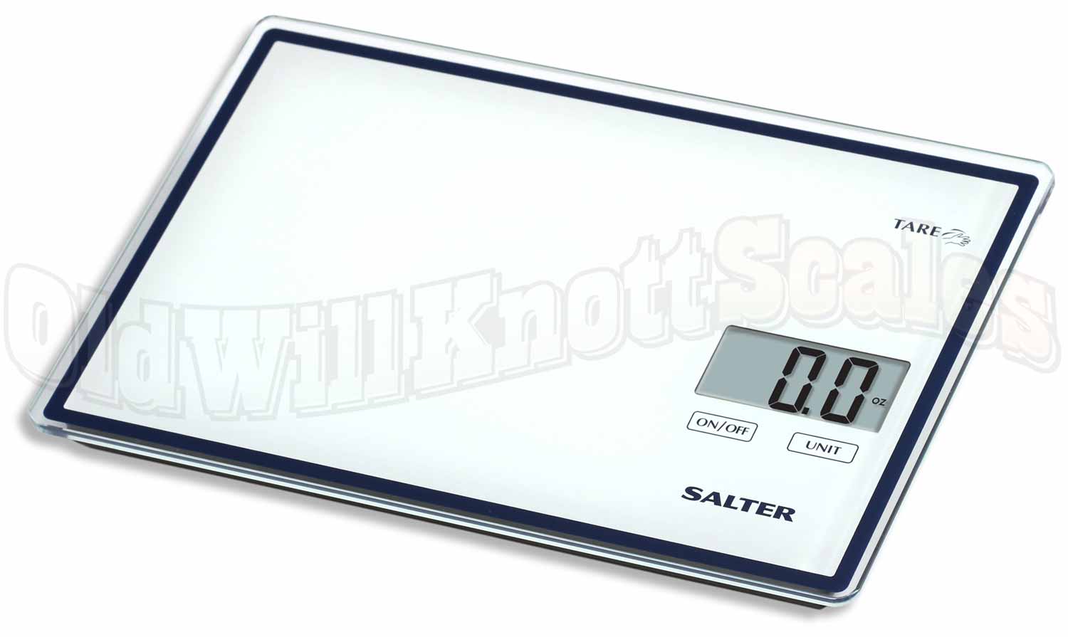 Salter - 3872TT - Glass Top Digital Kitchen Scale with Touchless Tare