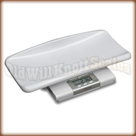 The Detecto MB150 Mother Baby scale with cradle.
