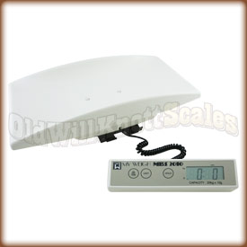The My Weigh MBS 2010 with included weighing cradle attached.
