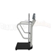 Health o meter 1100KL-EHR side view with the height rod in the low range position.