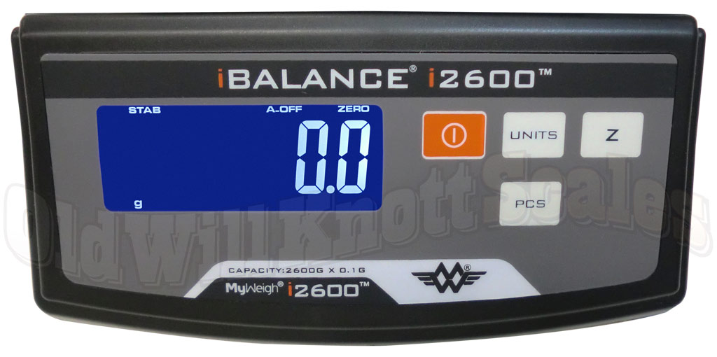 My Weigh SCM2600BLACK iBalance 2600 Table Top Precision Scale
