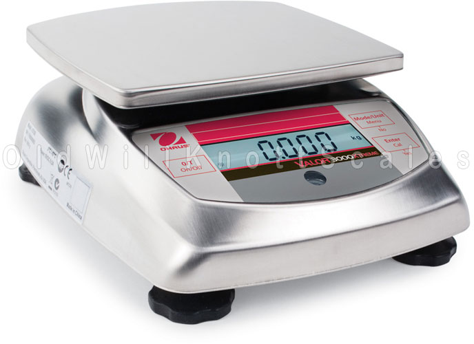Ohaus Valor 3000 Xtreme V31XH4 stainless steel digital scale